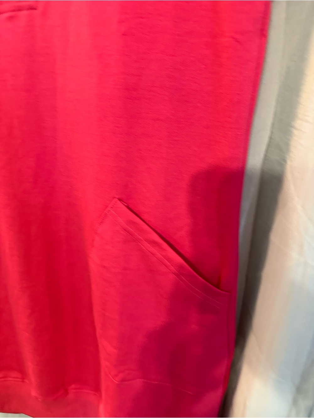 Amazon Women's Shirt Dress - Vibrant Pink with Front Zipper NWOT - Picture 15 of 15